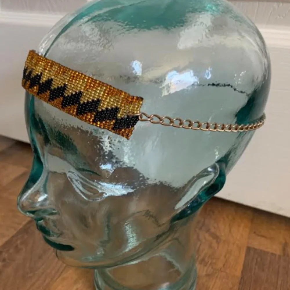 Beaded Boho Headband